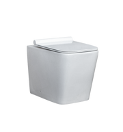 Square Back to Wall Pan Rimless Flush