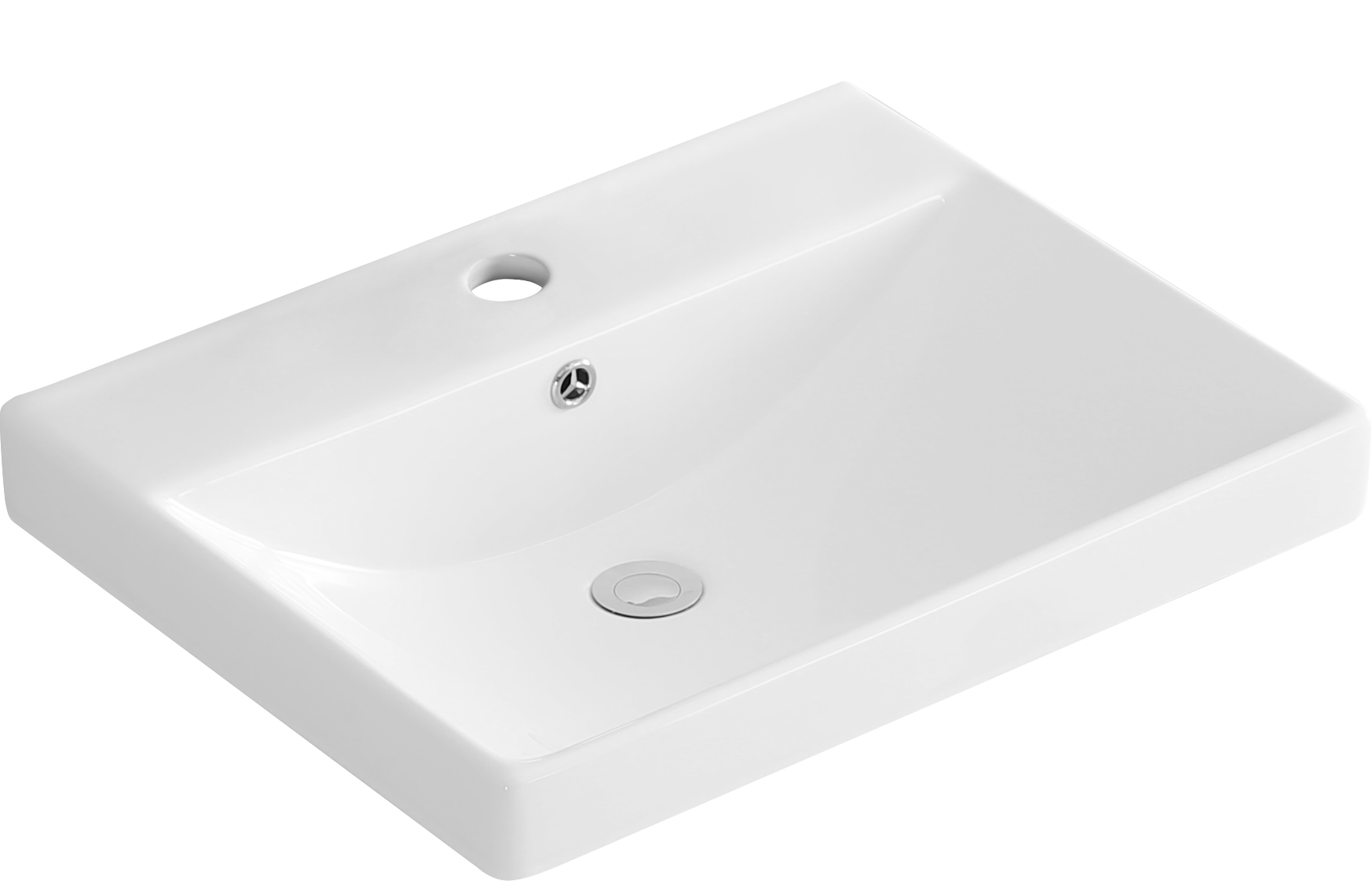 Monza 600mm Wall Hung Waterproof PVC Vanity Unit and Basin