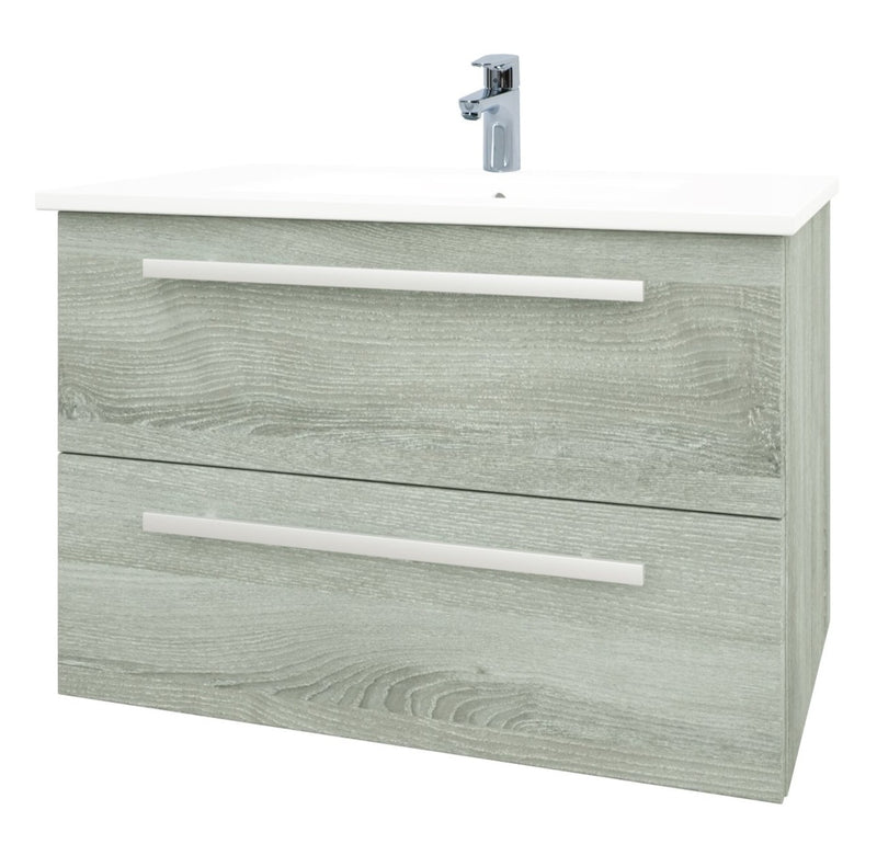 Purity 800mm Wall Hung 2 Drawer Vanity Unit