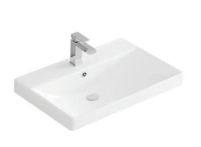 Monza 750mm Wall Hung Waterproof PVC Vanity Unit and Basin One Drawer