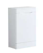 Radius 550mm Waterproof PVC Curved WC Unit