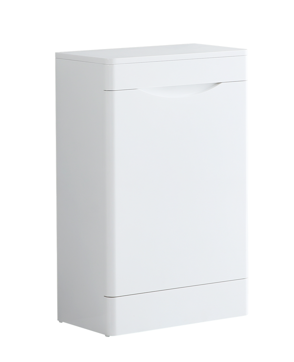 Radius 550mm Waterproof PVC Curved WC Unit