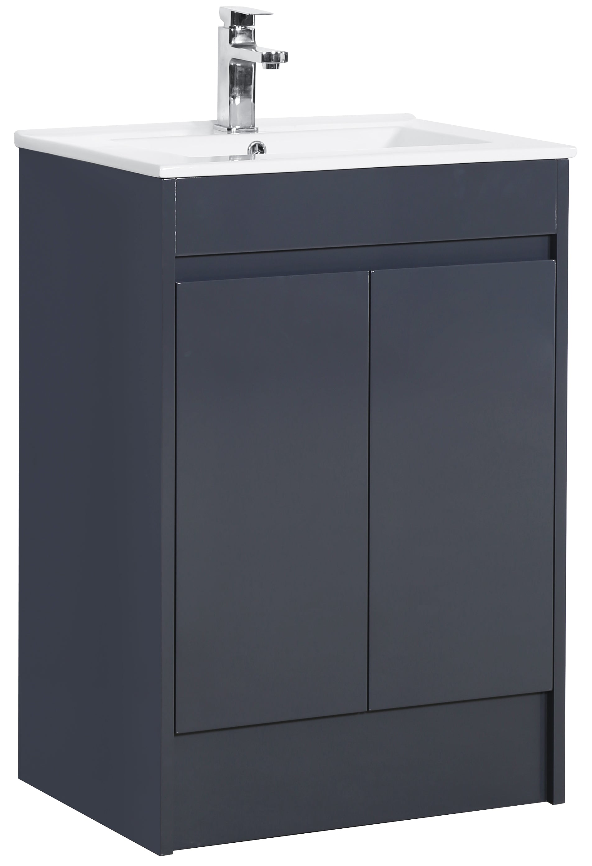 Monza 600mm Waterproof PVC Vanity Unit and Basin