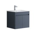 Monza 600mm Wall Hung Waterproof PVC Vanity Unit and Basin