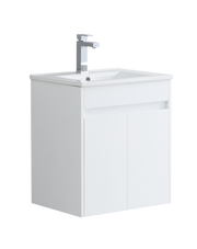 Monza 600mm Wall Hung Waterproof PVC Vanity Unit and Basin