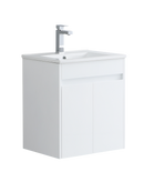 Monza 600mm Wall Hung Waterproof PVC Vanity Unit and Basin