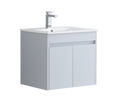 Monza 600mm Wall Hung Waterproof PVC Vanity Unit and Basin