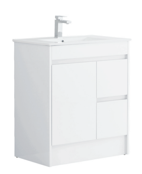 Monza 750mm Waterproof PVC Vanity Unit and Basin