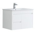 Monza 750mm Wall Hung Waterproof PVC Vanity Unit and Basin