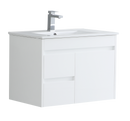 Monza 750mm Wall Hung Waterproof PVC Vanity Unit and Basin