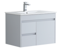 Monza 750mm Wall Hung Waterproof PVC Vanity Unit and Basin