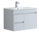 Monza 750mm Wall Hung Waterproof PVC Vanity Unit and Basin