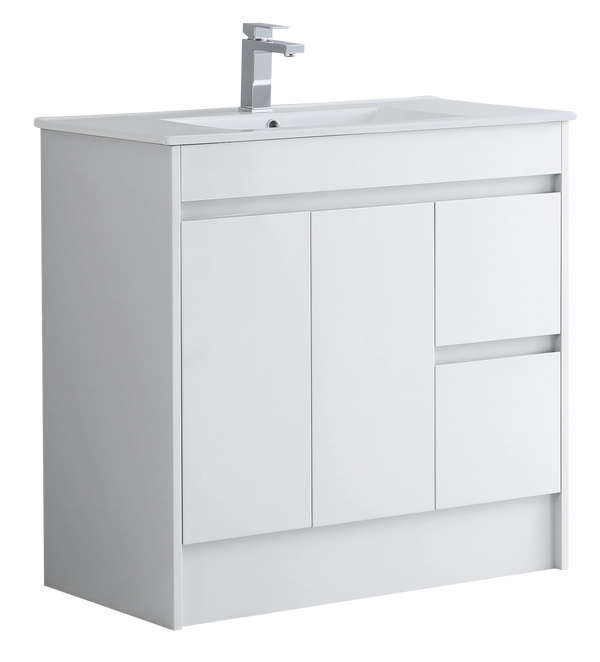 Monza 900mm Waterproof PVC Vanity Unit and Basin