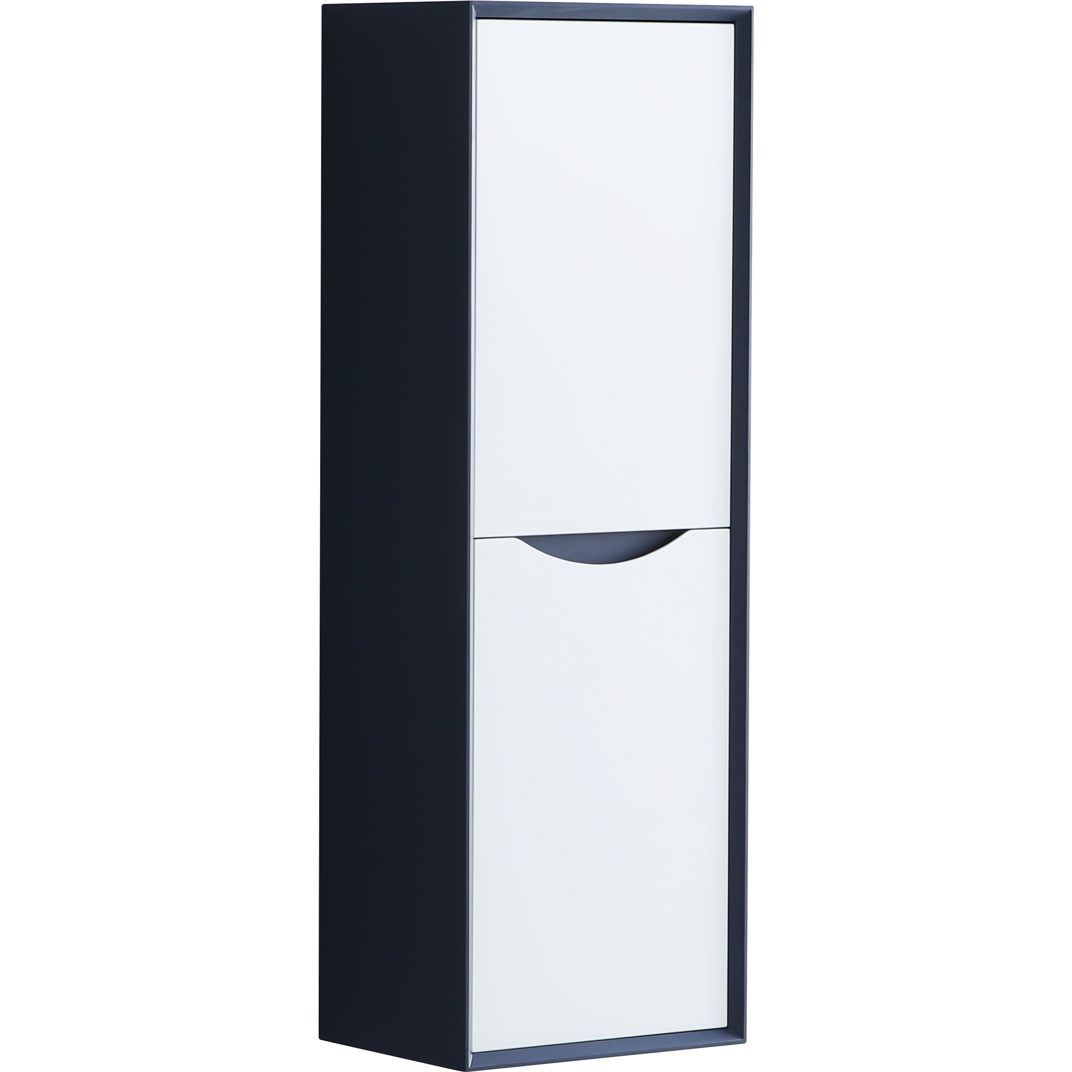 Contrast 400mm Wall Hung Waterproof PVC Tall Boy Storage Unit