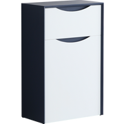 Contrast 550mm Waterproof PVC WC Unit