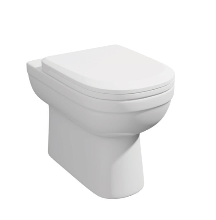 Lifestyle Back to Wall WC Toilet Pan with Soft Close Seat