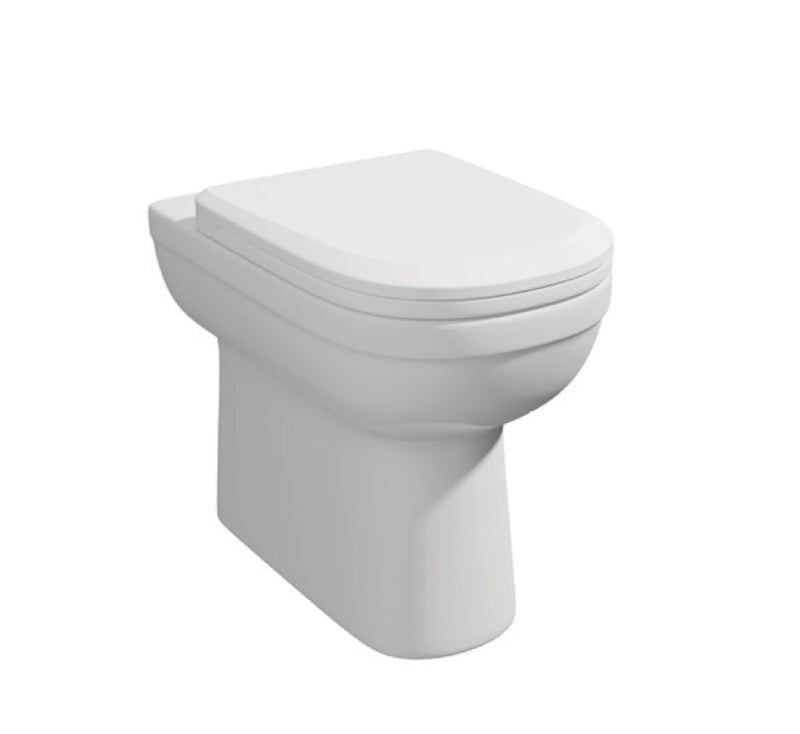 Comfort Height Back to Wall WC Toilet with Soft Close Seat