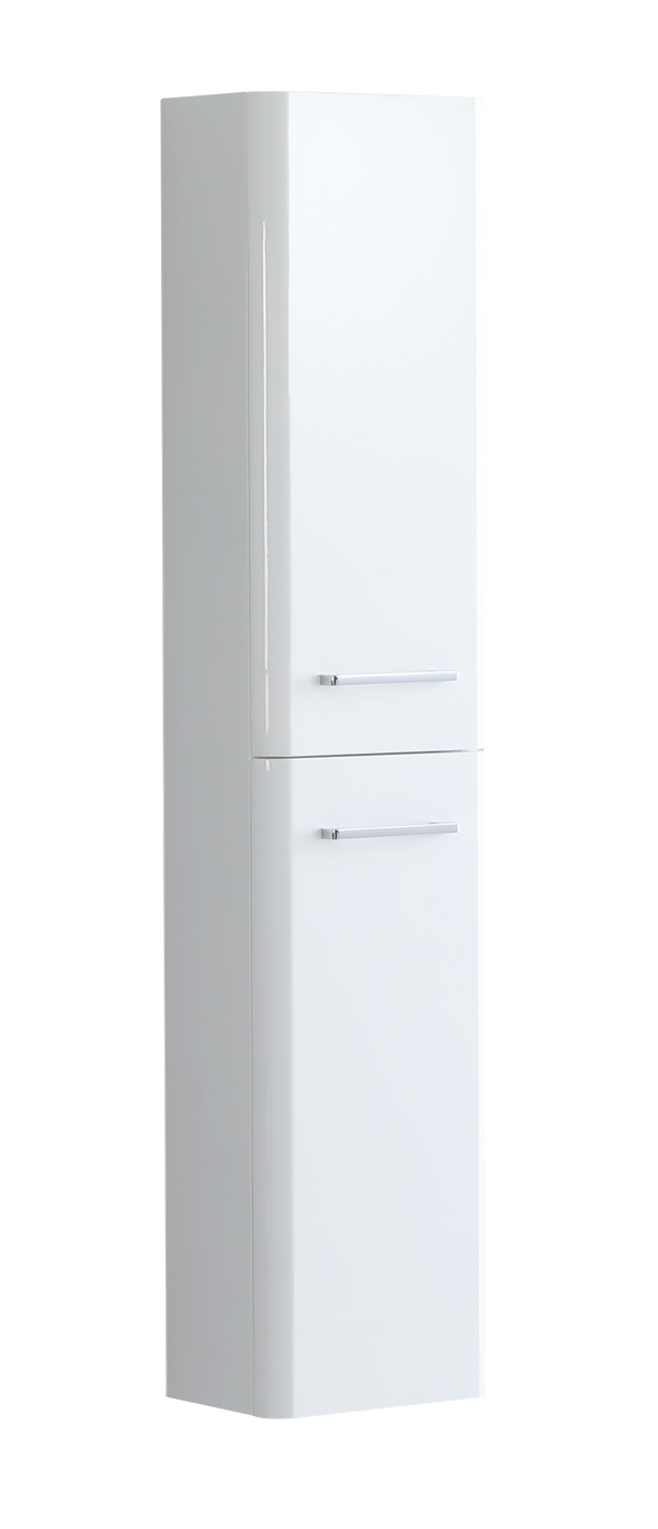 Camber 300mm Wall Hung Tall Boy Curved Waterproof Storage Unit