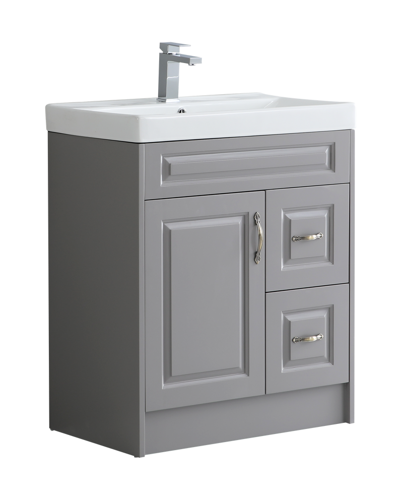 Alfred 750mm Traditional Waterproof PVC Vanity Unit and Basin
