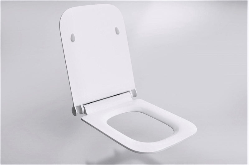 Slim Toilet Seat Open
