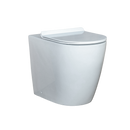 Comfort Height Round Back to Wall Pan Rimless Flush
