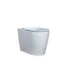 Comfort Height Round Back to Wall Pan Rimless Flush