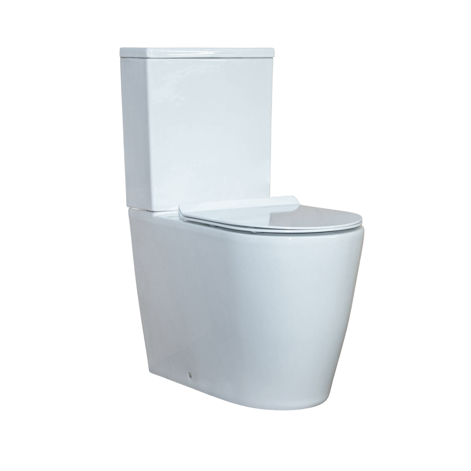 Comfort Height Closed Back Close Coupled Rimless Toilet