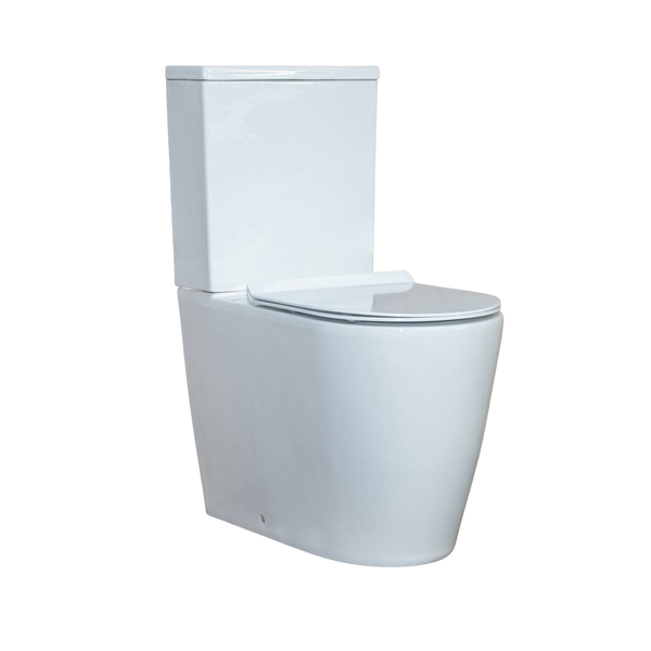 Comfort Height Closed Back Close Coupled Rimless Toilet