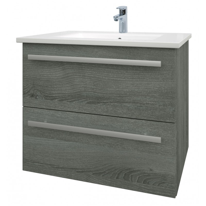 Purity 600mm Wall Hung 2 Drawer Vanity Unit