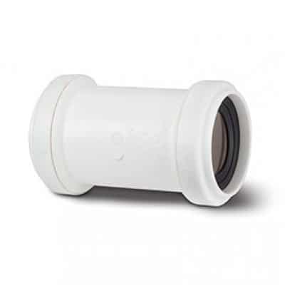 40mm Push fit Waste Pipe Coupler Joint Joiner Fitting Plastic
