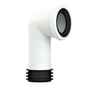 Rigid Pan Connector WC 4" 110mm Toilet 90 Degree Bathroom Plumbing