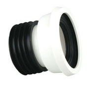  Pan Connector WC 4" 110mm Stubby Straight Stub Short Bathroom Plumbing